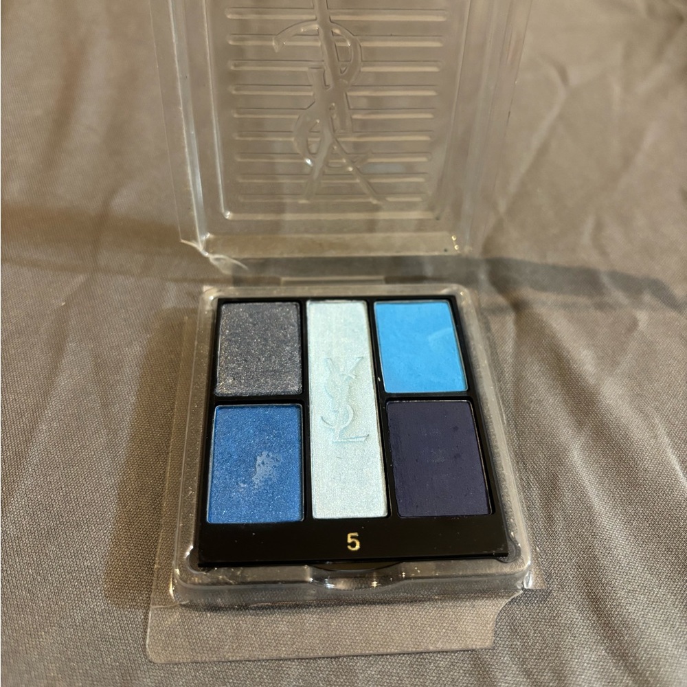 YSL Eyeshadow Palette 5 Colour Harmony For Eyes 5 Blue Eye Makeup Set